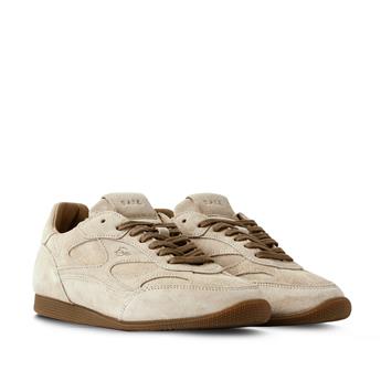D.A.T.E. Hakiki deri alçak bilekli spor ayakkabı 455 BEJ SUET (Beige Suede)