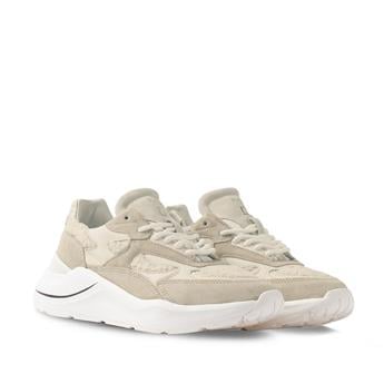 D.A.T.E. Hakiki deri koşu ayakkabısı H66 WHITE/BEIGE
