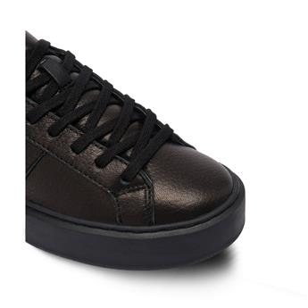 D.A.T.E. Hakiki deriden platform spor ayakkabı 7107 BLACK (Siyah)