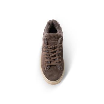 D.A.T.E. Hakiki deri alçak bilekli spor ayakkabı 706 SUEDE TAUPE