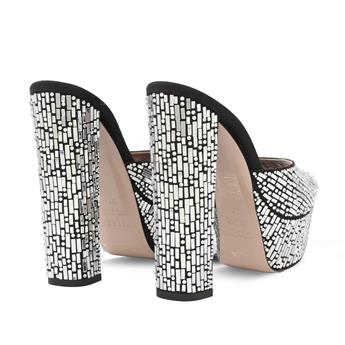 GEDEBE SIYAH SATEN -GÜMÜŞ (Black Satin Silver)