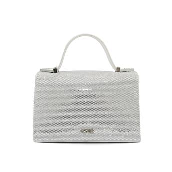 GEDEBE GÜMÜŞ SATEN BEYAZ + KRISTAL