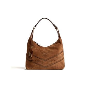 BOLSO Z188 TABA SÜET (Tan Suede))