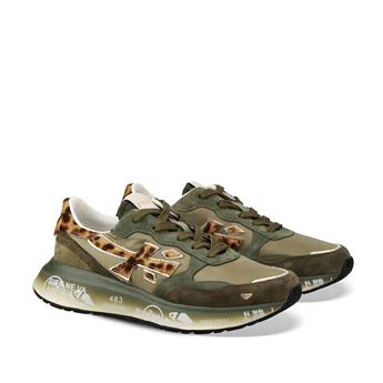 PREMIATA 7790 YEŞİL+LEOPAR (Green+Leopardo)