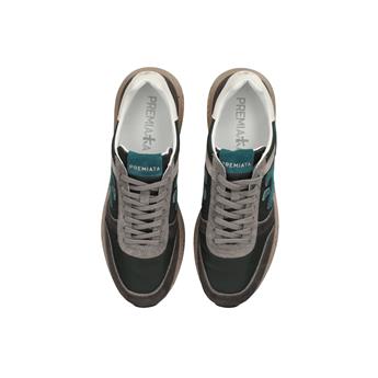 PREMIATA 7864 DARK GREEN+DARK BROWN