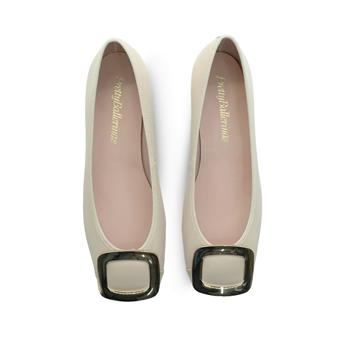 PRETTYBALLERINAS Hakiki Deri Tokalı Kadın Ayakkabı S97 SHADE ROSE COTON ROSATO