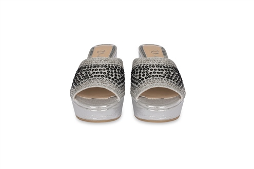 VARIO KUMAS PARLAK GUMUŞ HKG CRYSTAL BLACK DIAMOND JET HEMATIT