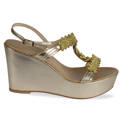 VARIO NAPPA ORO E PIETRE GAIALLE