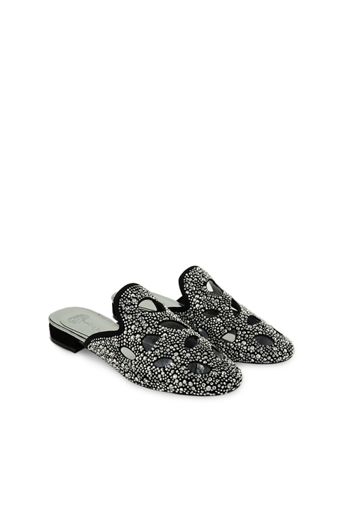 VARIO SIYAH SUET R5496 - GÜMÜŞ