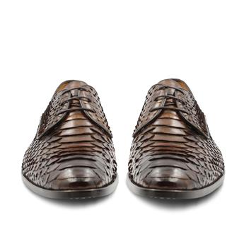 VARIO Y12 ORJ.CRUST PYTHON CROCO D.BROWN