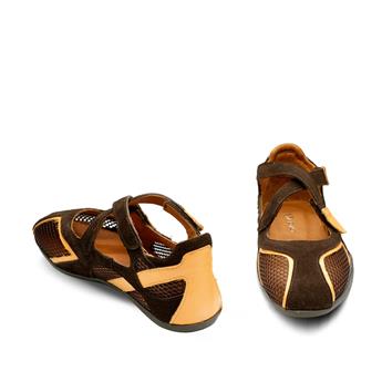 VARIO Hakiki Yarma Süet File Babet Z590 YARMA SUET KAHVE 490 C63 (Split Suede Brown)