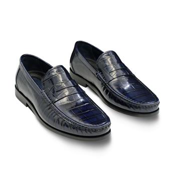 VARIO Z335 LACİVERT BASKI KROCO (Navy blue print croco)