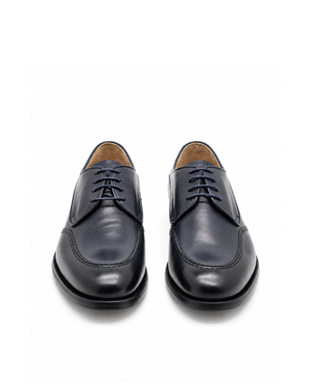 VARIO Hakiki Deri Bağcıklı Erkek Ayakkabı 051 LACİVERT (Navy blue)
