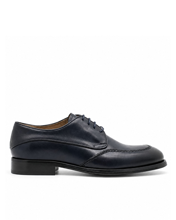 VARIO Hakiki Deri Bağcıklı Erkek Ayakkabı 051 LACİVERT (Navy blue)