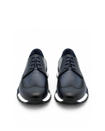 VARIO Hakiki Deri Erkek Ayakkabı – Kauçuk Taban 051 LACİVERT (Navy blue)