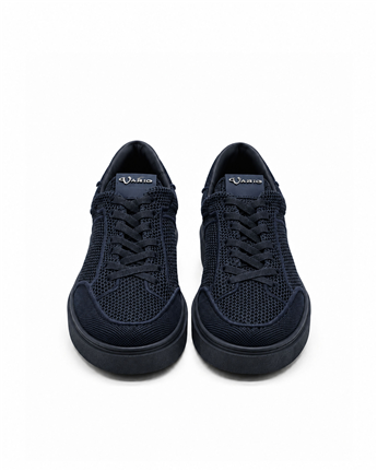 VARIO Örgü File Tekstil Erkek Sneaker Ayakkabı Z659 LACİVERT DERİ+LACİVERT TRİKO