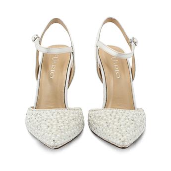 VARIO BEYAZ SATEN - TAŞLI (White Satin Stoned)