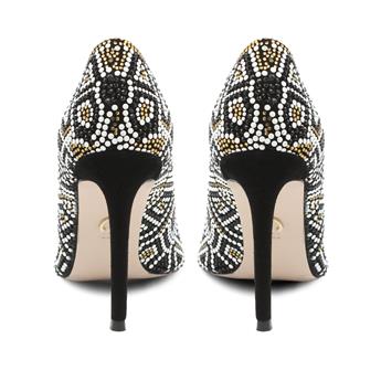 VARIO SUET SIYAH RUGAN BEYAZ R590