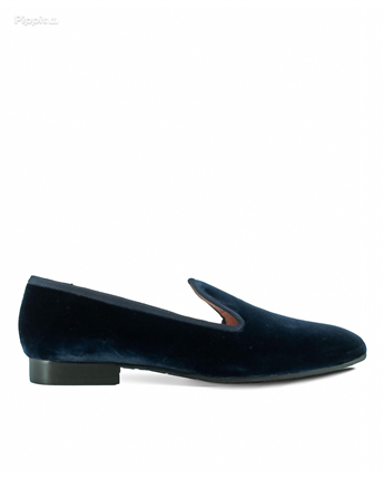 VARIO279 29 V1VARIO Kadife Loafer Z642 LACİVERT KADİFE (Navy Velvet)