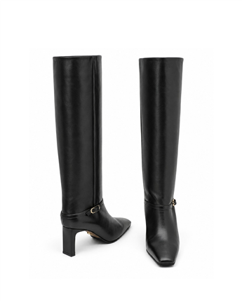 VARIO Hakiki Deri Çizme 053 SIYAH (Black)