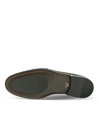 VARIO Hakiki Deri Büzgülü Erkek Klasik Ayakkabı 053 SIYAH (Black)