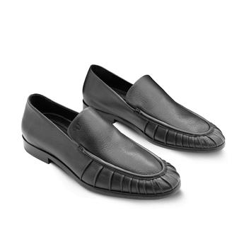 VARIO Hakiki Geyik Deri Erkek Ayakkabı Z455 ORJ. SIYAH GEYIK (Org.Black Deer)