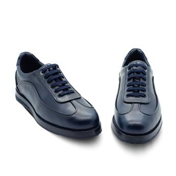 VARIO Gerçek deri Bağcıklı Kauçuk Taban 051 LACİVERT (Navy blue)