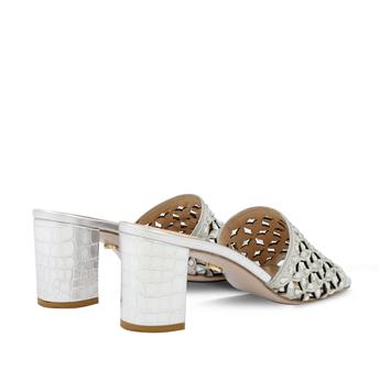 VARIO GÜMÜŞ KROKO BASKI C2699 (Silver Crocodile Print)