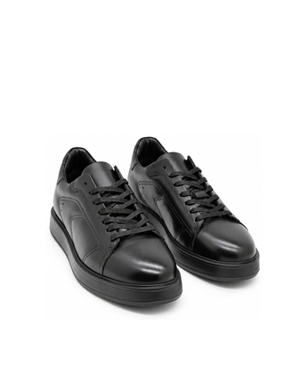 VARIO Hakiki Deri Siyah Sneaker 053 SIYAH (Black)
