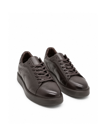 VARIO Hakiki Deri Siyah Sneaker 165 KAHVE (BROWN)