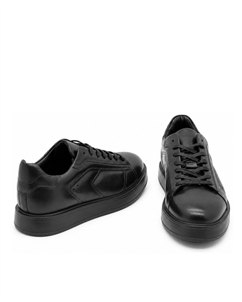VARIO Hakiki Deri Siyah Sneaker 053 SIYAH (Black)