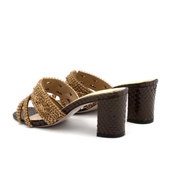 VARIO KAHVERENGİ YILAN BASKI (Brown Snake Print)