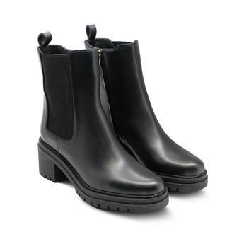 VARIO Lastik Pliseli Kauçuk Tabanlı Bot Z605 SIYAH LASTIK PLISELI C3894