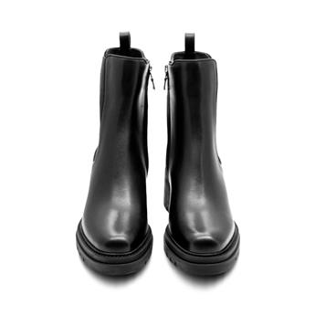 VARIO Lastik Pliseli Kauçuk Tabanlı Bot Z605 SIYAH LASTIK PLISELI C3894