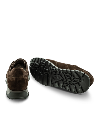 VARIO Hakiki Süet Deri Erkek Ayakkabı Z590 YARMA SUET KAHVE 490 C63 (Split Suede Brown)