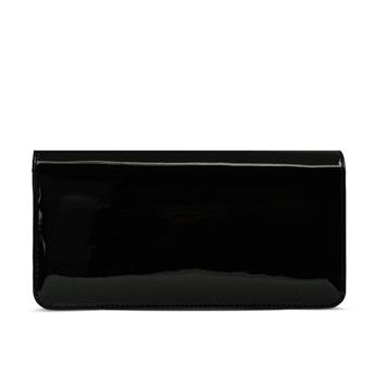VARIO Taşlı Kadın Çanta 366 SIYAH RUGAN (Black Patent Leather)