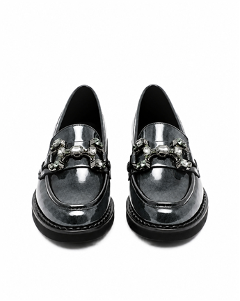 VARIO GRİ RUGAN (Gray Patent Leather)
