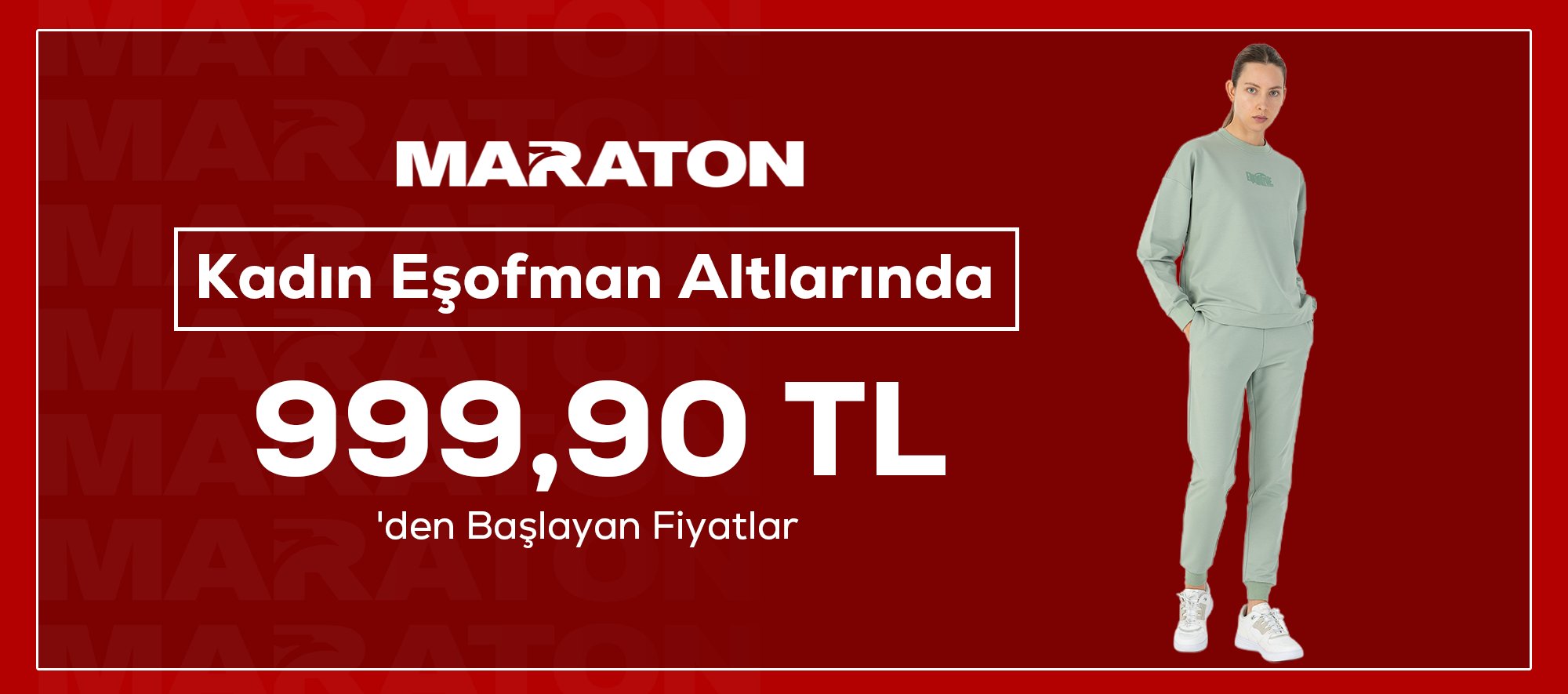 Kadın Eşofman Altlarında 999,90 TL'den Başlayan Fiyatlar