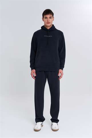 Maraton  Erkek Kapüşonlu  Siyah- Sweatshirt