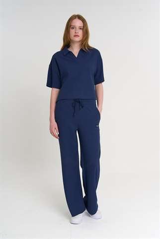 Maraton  Kadın  İspanyol Paça Açık Lacivert- Eşofman Altı