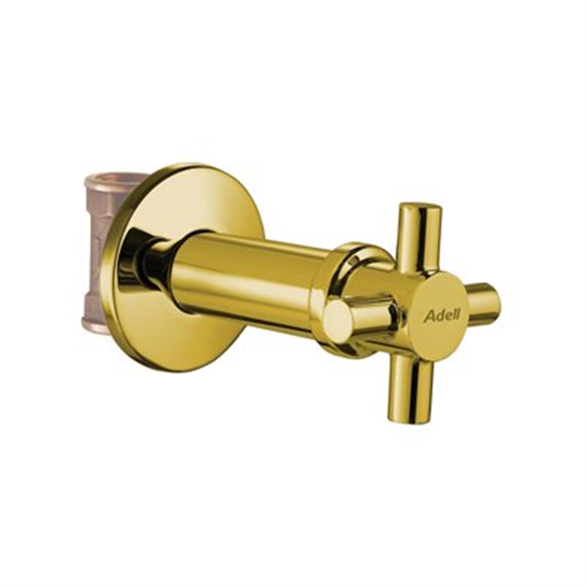 Adell Forte Altın Ankastre 1/2 Ara Musluk Uzun Milli 15911318