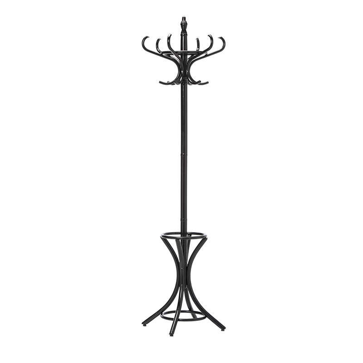 Adore Hma-125-Sy-1 Nos.Masif Ahşap Askılık Siyah