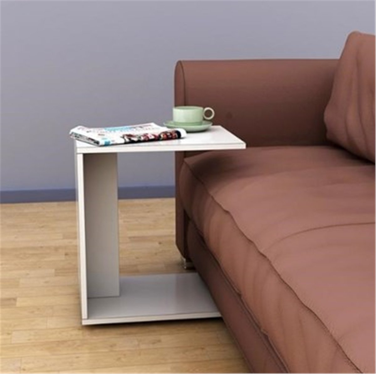 Adore Shp-09-Pb-1 C Sehpa Lake Beyaz 35*62*45Cm