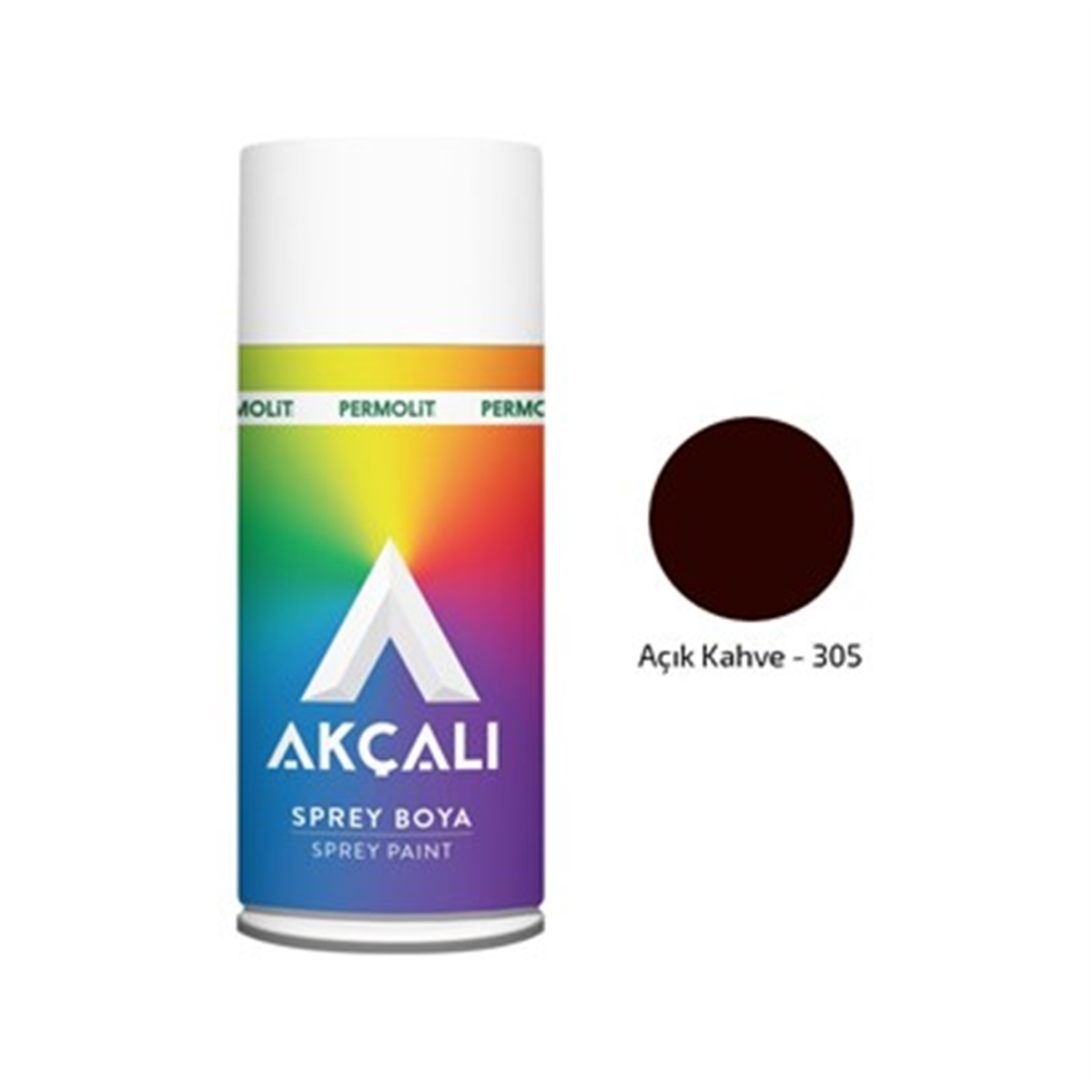 Akçalı 305 Sprey Boya Açık Kahve 400 Ml