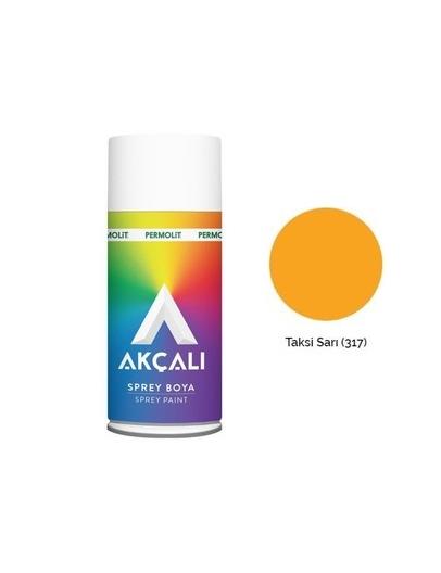 Akçalı Sprey Boya Düz Renk 317 Taksi Sarısı