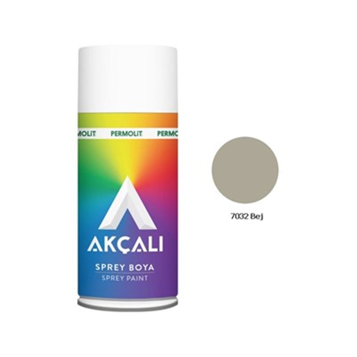 Akçalı Sprey Boya Düz Renk Ral 7032 Bej