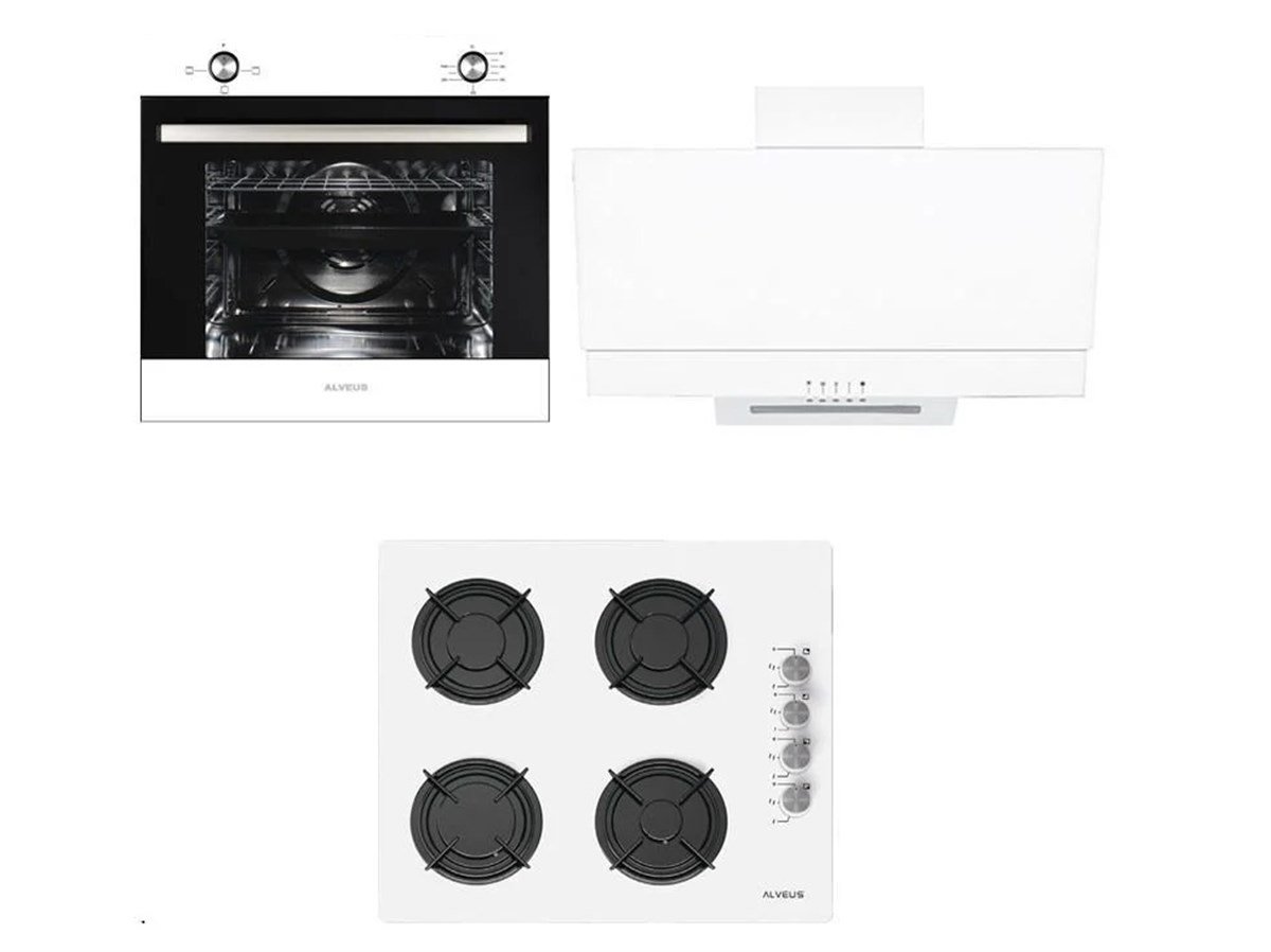 Alveus Beyaz Ankastre Set