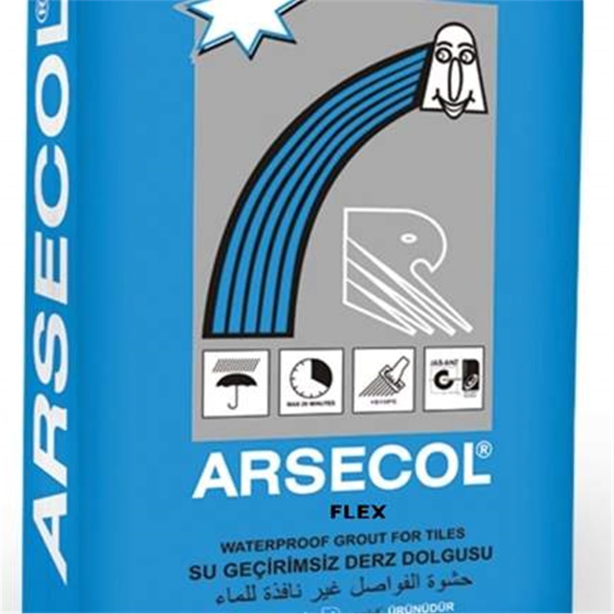 Arsecol Flex Derz Dolgu Beyaz 5 Kg