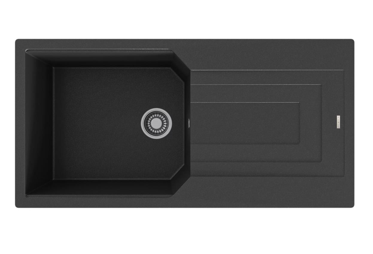 Black Stone Giza 1.5 Göz Antrasit Granit Evye