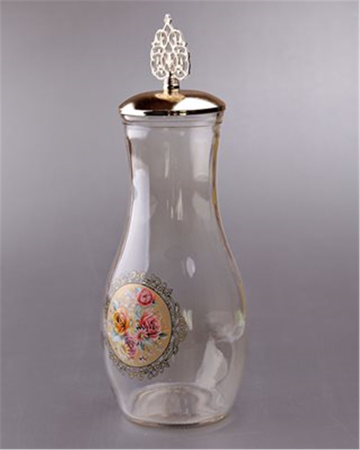 Cam Yuv-Kare Kristal Labut Kavanoz*12 Alp-Ksm027